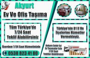 Akyurt Evden Eve Nakliyat
