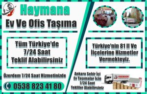 Haymana Evden Eve Nakliyat