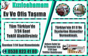 Kızılcahamam Evden Eve Nakliyat