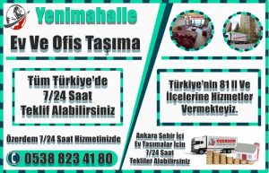 Yenimahalle Evden Eve Nakliyat
